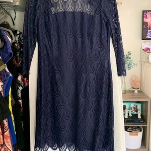 Blue lace lily pulitizer dress as 10